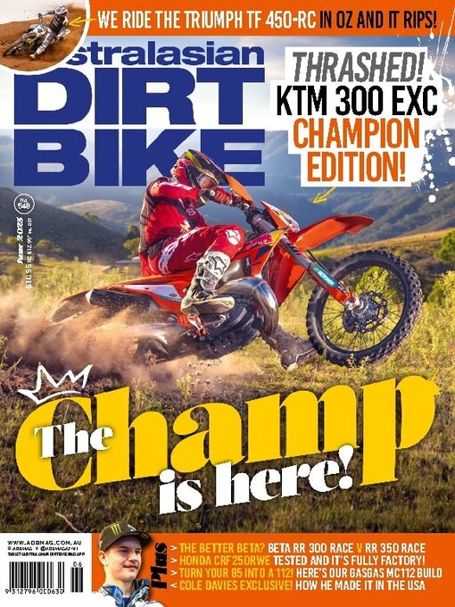 Title details for Australasian Dirt Bike Magazine by Citrus Media Digital Pty Ltd - Available